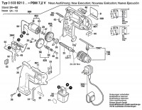 Bosch 0 603 921 042 PBM 7,2 V Cordless Drill 7.2 V / GB Spare Parts PBM7,2V